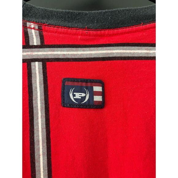 Vintage Y2K Phat Farm Cotton Tee Grid Plaid Oversized Baggy Size 3XL - Picture 4 of 6